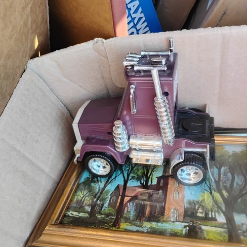 Vintage Big Rig Maroon & Chrome Semi Truck Alarm Clock (Tested & Working) - Picture 3 of 3