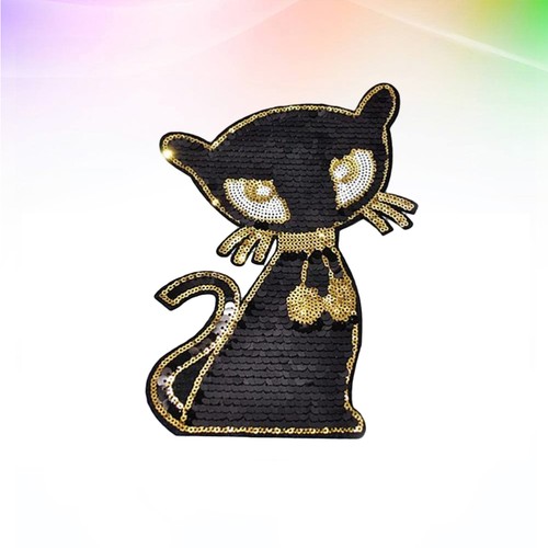 Perlenstickstätte Patch Schöner Kleiderpatch Taschen Katzenpatch - Photo 2/11