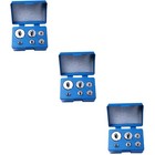  3 Pieces Chrome Plated Weight Set Balance Calibration Weights Scale