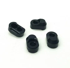 Treal TRLX002VPDWM1 Aluminum 7075 Hinge Pin Retainers for Traxxas X-MAXX (Black)