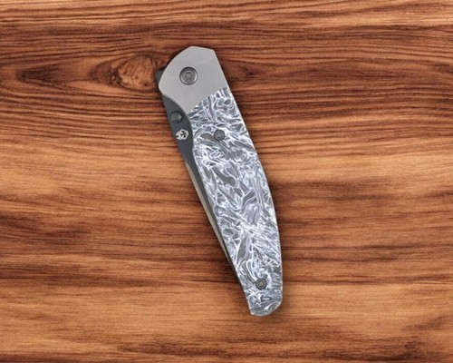 Jack Wolf Knives - TANGO JACK - FAT CARBON DARK MATTER POLAR DLC BELT SATIN - Picture 4 of 6