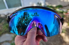 NEW! Oakley QNTM Kato OO9481D-0256 Transparent Stonewash W/ PRIZM Sapphire + Box