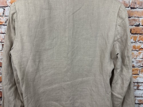 Blazer mediano vintage Banana Republic para mujer 100 % lino tela de 3 botones - Imagen 7 de 7