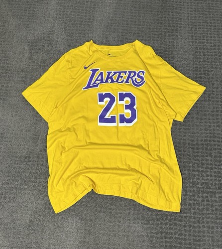 Camiseta Nike Lebron James Los Angeles Lakers para hombre talla L NBA - Imagen 2 de 8
