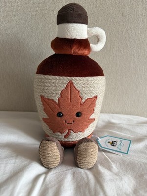 Jellycat Kanada exklusiver Ahornsirup mit Acered Brandneu mit Etikett von Jellycat Bergo Designs 
