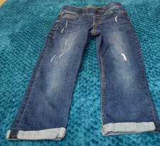Girls size 8 Slim Justice distressed Jeggings Pants Leggings ankle length