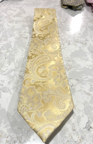 Lot of 5 Donald J Trump 100% Silk Gold Bar Signature Collection Ties HandMade - Picture 7 of 9