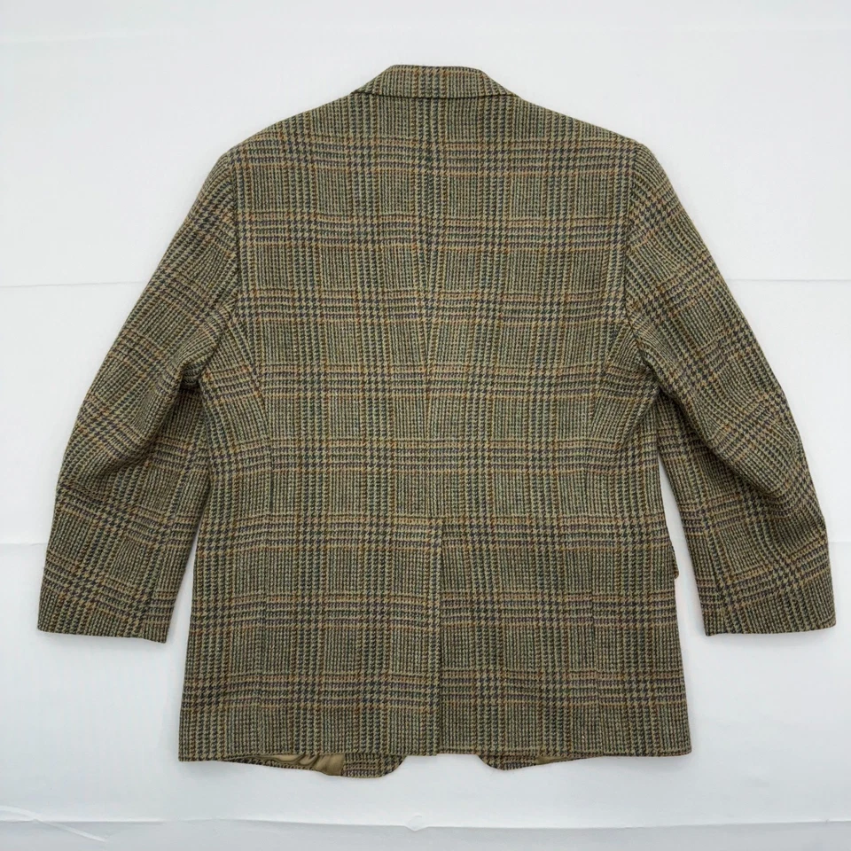 Blazer De Colección J Press Donegal Mist Para Hombres 42S Marrón Cachemira Mohair Lana Tweed Foto 3 de 4