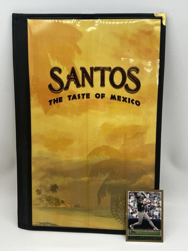 Menu From Your Favorite Restaurant SANTOS THE TASTE OF MEXICO Houston Mexican TX - Picture 2 of 7