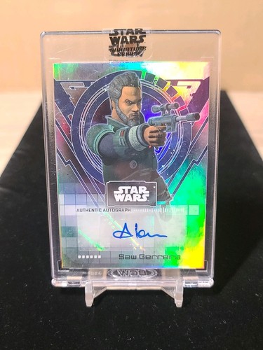 2022 Topps Star Wars Signature Series Andrew Kishino as Saw Gerrera Autograph! - Picture 7 of 7