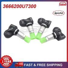 For JAC IC5 X8 PLUS Airo Sehol Geely 4PCS TPMS Tire Pressure Sensor 3666200U7300
