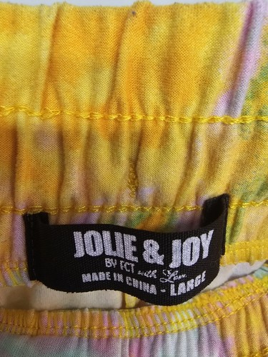 Womens Jolie & Joy Yellow 2 Piece Set Jacket And Pants Size L - Picture 7 of 7