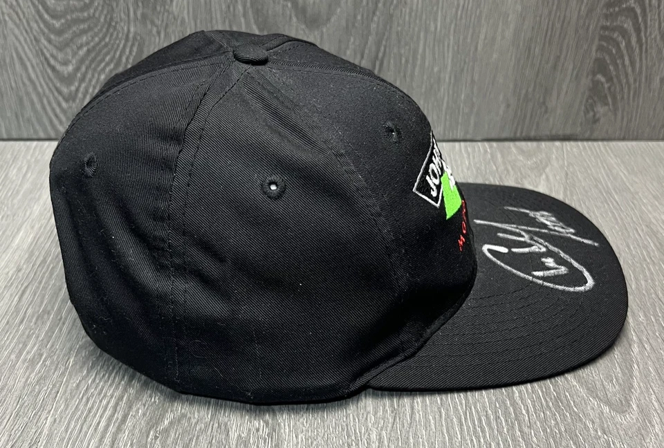 复古 John Deere Motorsports 帽子 Snap Back Racing 男式 90 年代 Chad Little — 第 4/4 张图片