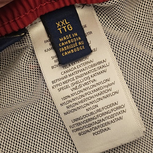 Bañador Polo Ralph Lauren Para Hombre XXL Azul Rojo Poni Cordón Malla Bolsillos 2X - Imagen 13 de 18