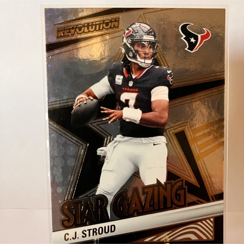 Panini 2025 Revolution Star Gazing C.J. Stroud Texans 2 Card Lot