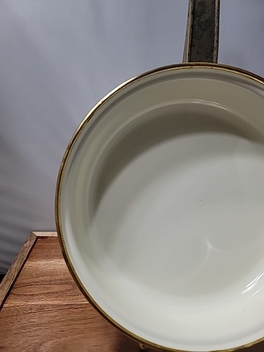 Mikasa Grande Chef #UN704 Day Dreams 10" Frying Pan Skillet Enamel/Brass No Lid - Picture 5 of 11