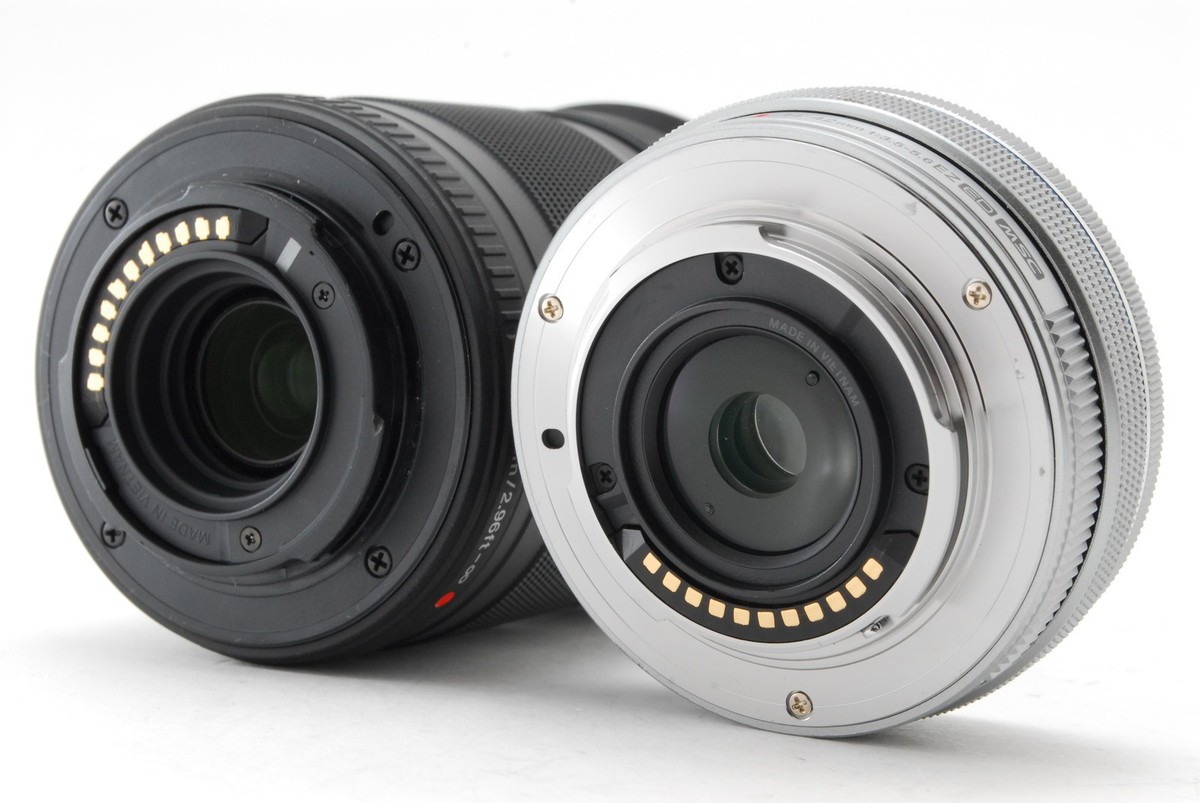 Top MINT] OLYMPUS OM-D E-M10 Mark III 14-42mm EZ + 40-150mm Silver