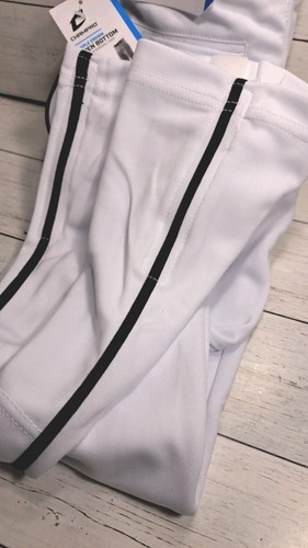 Champro Jungen Triple Crown 2.0 unten offen paspelierte Baseballhose WEISS Small - Bild 11 von 14