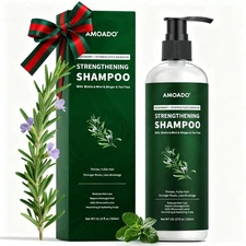 Rosemary & Hydrolyzed Keratin Hair Growth Shampoo, Organic Natural Shampoo... 