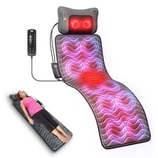 Powermat by Powerfit – Full Body Massage Mat with Detachable Massage Pillow 9...