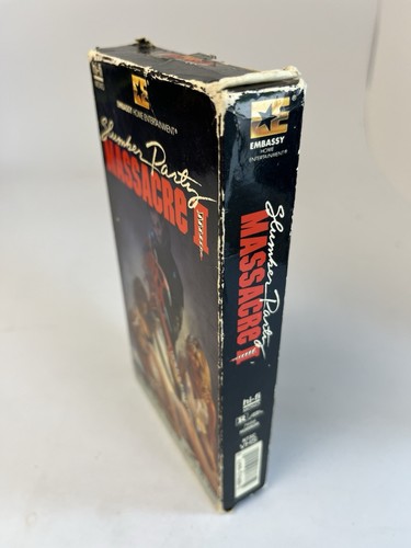 VHS Slumber Party Massacre 2 Embassy Horror - Picture 6 of 9