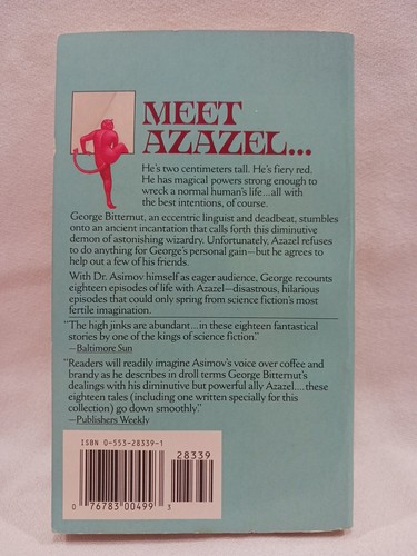 Isaac Asimov PB Book Lot I Robot, Dieux eux-mêmes, Or, Azazel Fantasy Stories - Photo 19/24