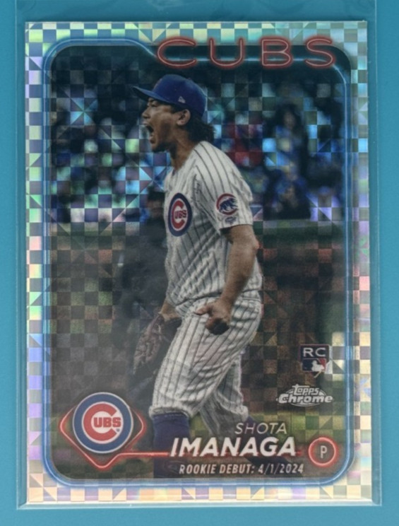 Shota Imanaga (RC) 2024 Topps Chrome Update Series Rookie Debut XFractor #USC95