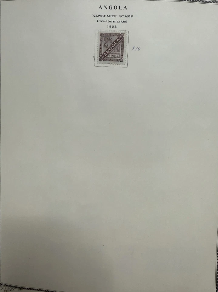 Estampillas postales de Angola de 1894 y 1898 usadas/sin usar Foto 2 de 2