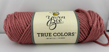Yarn Bee TRUE COLORS Acrylic 6 Super Bulky Weight Yarn Skein MAUVE