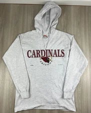 Vintage 1994 Arizona Cardinals NFL Nutmeg Hoodie Sweatshirt Large Made in USA