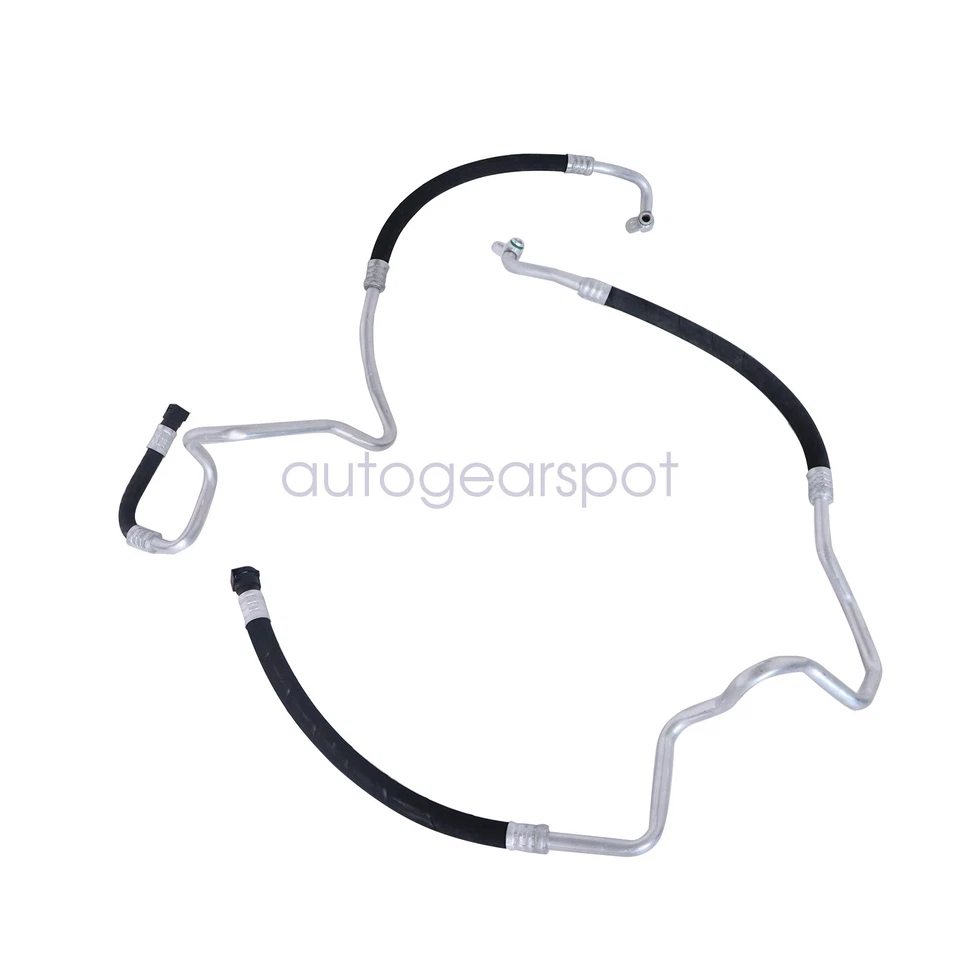 2x Entrada y salida de tubo de manguera de enfriador de aceite del motor para BMW 535i 640i 17227636879 Foto 4 de 4