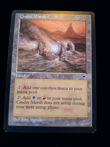 Cinder Marsh MTG Tempest Ucommon LP Lightly Played Single Card - Picture 1 of 1