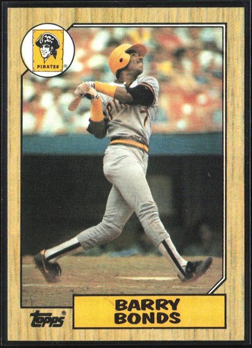 1987 Topps #320 Barry Bonds Pittsburgh Pirates RC