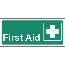 Hy-Ko Plastic Sign, First Aid  23012 Hy-Ko 23012 029069230128 Plastic