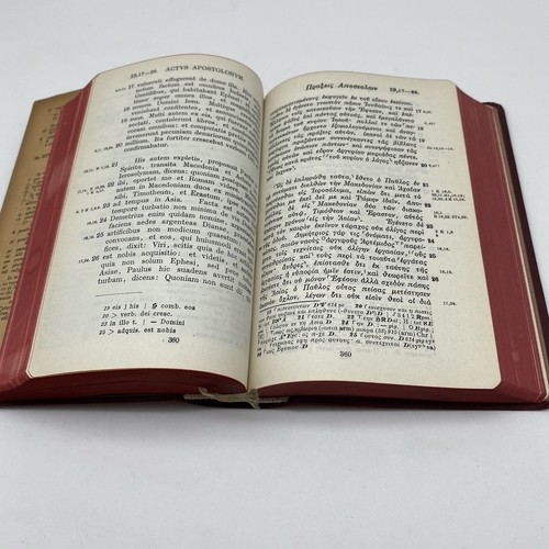 1932 Nestle Novum Testamentum Graece et Latine Greek & Latin New Testament Stutt - Imagen 14 de 16
