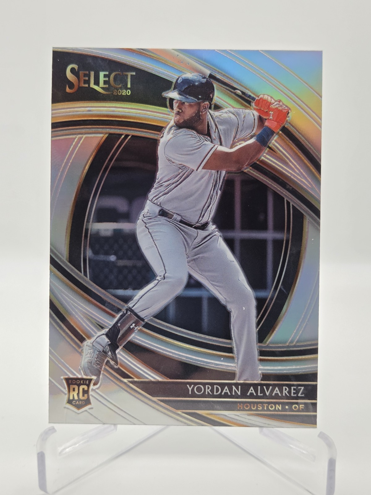 2020 Panini Select Baseball Yordan Alvarez Rookie Premier Level Silver Prizm RC