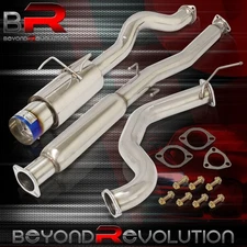 For 1994-2001 Integra GSR DC 2/3DR 3" Catback Exhaust Pipe 4.5" Burn Tip GODSNOW
