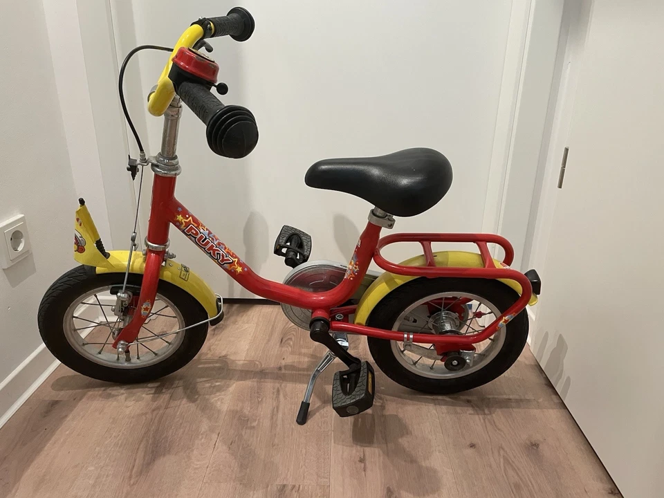 Puky Kinderfahrrad 12 Zoll Farbe rot ohne Kette