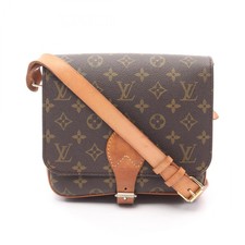 LOUIS VUITTON Cles MM Monogram Shoulder Bag PVC Leather Brown #RC3437