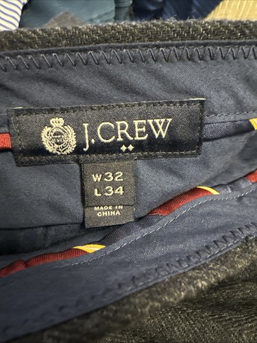 J. Crew Wollmischung Hose Herren Größe 34 x 34 blau gerades Bein - Bild 8 von 10