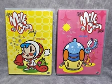 The Super Milk Chan Show Vol 1 100% Whole & Vol 2 Milk Shake DVD  ADV Films EUC