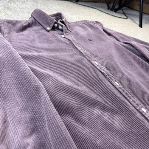 Carhartt WIP Embroidered Logo Button Down Cord Hemd S - Bild 2 von 7