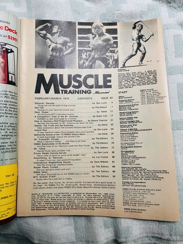 Muscle Training Illustrated Muscle Builder Magazine März 1974 Steve Reeves - Bild 3 von 5