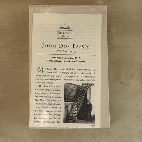 John Dos Passos Romane 1920-1925 Library of America LoA Nr 142 Schuber VERSIEGELT! - Bild 4 von 5