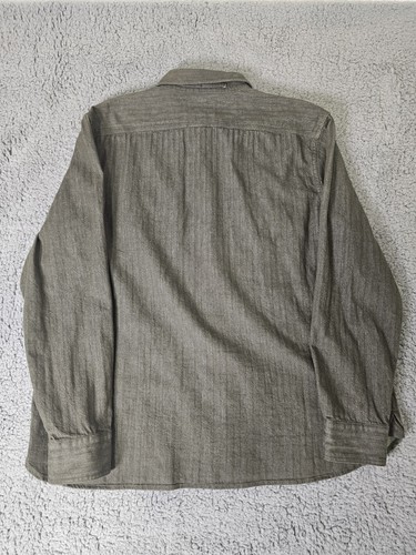 Banana Republic Heritage Chambray Button Up Shirt Large Outdoors Dress Casual - Bild 6 von 8
