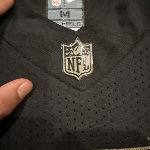 Nike Mens M Green Bay Packers Adams 17 Salute To Service NFL Jersey Black - Picture 8 of 11