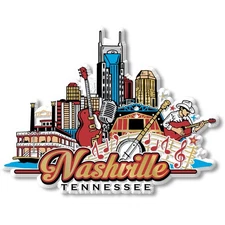 Nashville City Collage Magnet by Classic Magnets