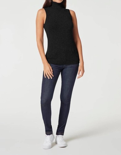 Anatomie nicolette sleeveless cashmere top BLACK