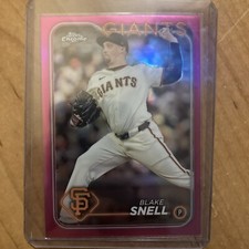 2024 Topps Chrome - Pink Refractor #218 Blake Snell