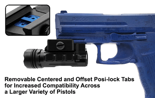 UTG 400 Lumen Ambidextrous Compact Tactical Airsoft Pistol Light LT-ELP123R-A - Picture 4 of 5